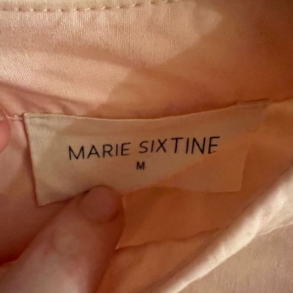 Marie Sixtine Pink Blouse Size M - Picture 6 of 6